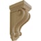 Ekena Millwork 6"W x 7"D x 13 1/4"H Devon Traditional Wood Corbel, Rubberwood CORW06X07X13DERW - alternate 1